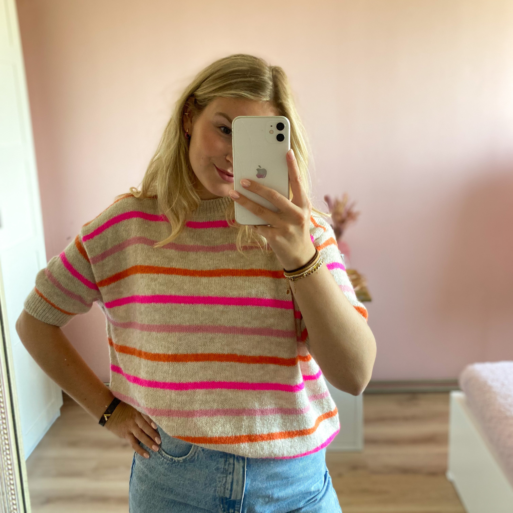 Lily knit gestreept